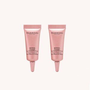 2 x Elizabeth Arden Retinol Ceramide Line Erasing Eye Cream 0.17oz each $52 Val